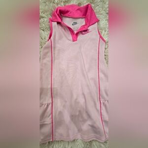 Pink with Contrast Trim Nike Girls Small